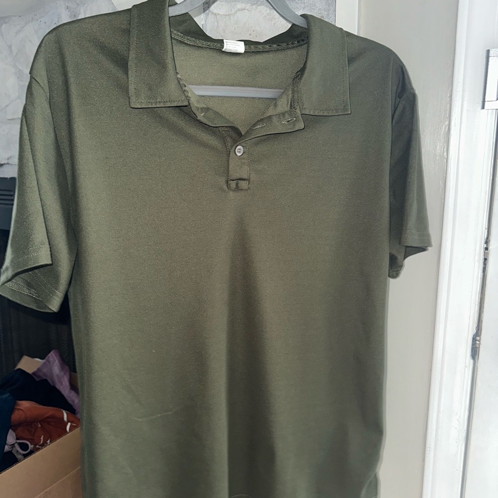 Olive Green polo shirt